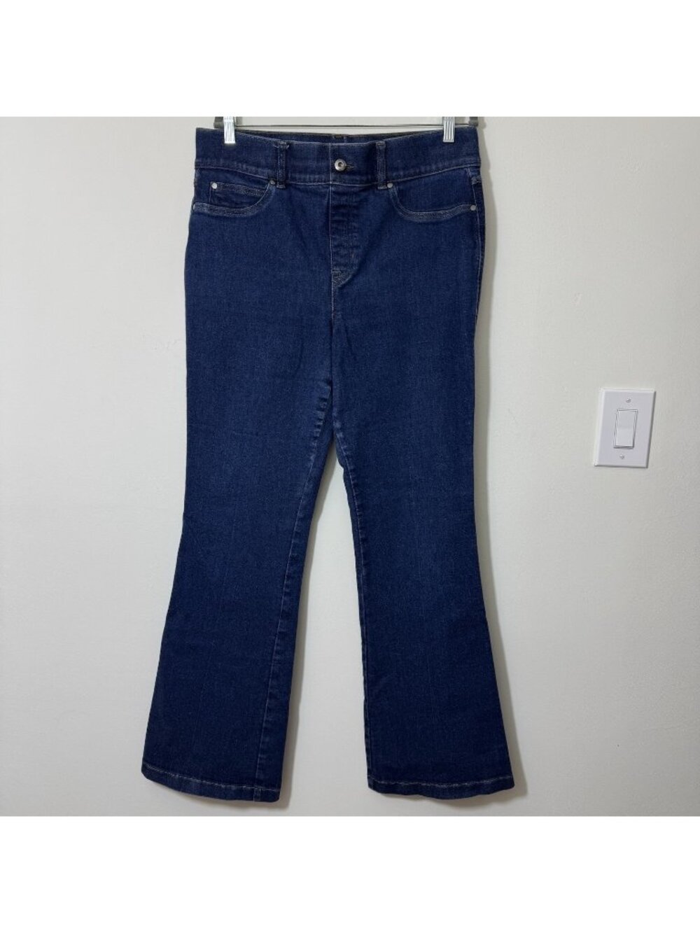 SPANX Women’s Pull On Jeans Bootcut Women’s Size 1X Stretch High Rise
